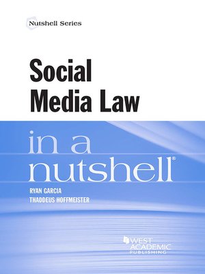 cover image of Social Media Law in a Nutshell